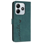 For Xiaomi Redmi Note 14 5G Case Viewing Stand PU Leather Phone Cover Imprinted Pattern
