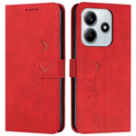 For Xiaomi Redmi Note 14 5G Case Viewing Stand PU Leather Phone Cover Imprinted Pattern