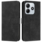 For Xiaomi Redmi Note 14 5G Case Viewing Stand PU Leather Phone Cover Imprinted Pattern