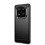 MOFI For Xiaomi Redmi Note 14 Pro+ 5G Case  JK TPU Series-1 Carbon Fiber Texture TPU Soft Phone Cover
