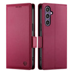 DF-010 For Samsung Galaxy S25 Stand Case PU Leather Wallet Phone Cover