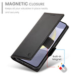 DF-010 Til Samsung Galaxy S25+ Standcover i PU-læder med pung