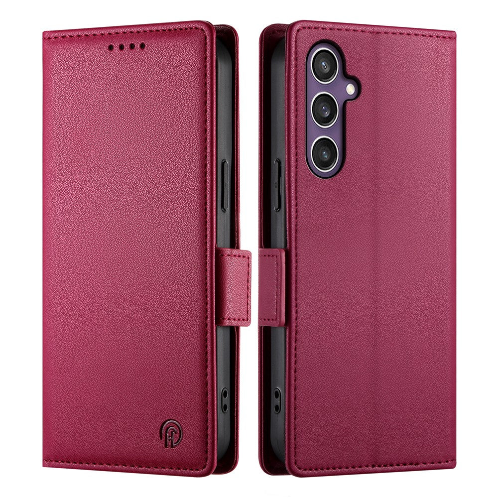 DF-010 Til Samsung Galaxy S25+ Standcover i PU-læder med pung