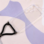 For Samsung Galaxy S25+ Case Reinforced Corner TPU Clear Phone Cover with Lanyard