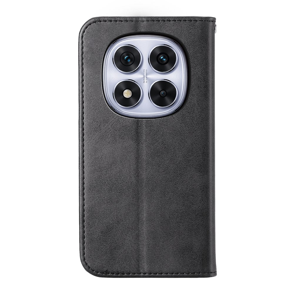 For Xiaomi Redmi Note 14 Pro 5G / Poco X7 5G Case Calf Texture PU Leather Phone Cover with Wallet