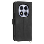 For Xiaomi Redmi Note 14 Pro 5G / Poco X7 5G Case Flower Pattern PU Leather Wallet Phone Cover with Strap