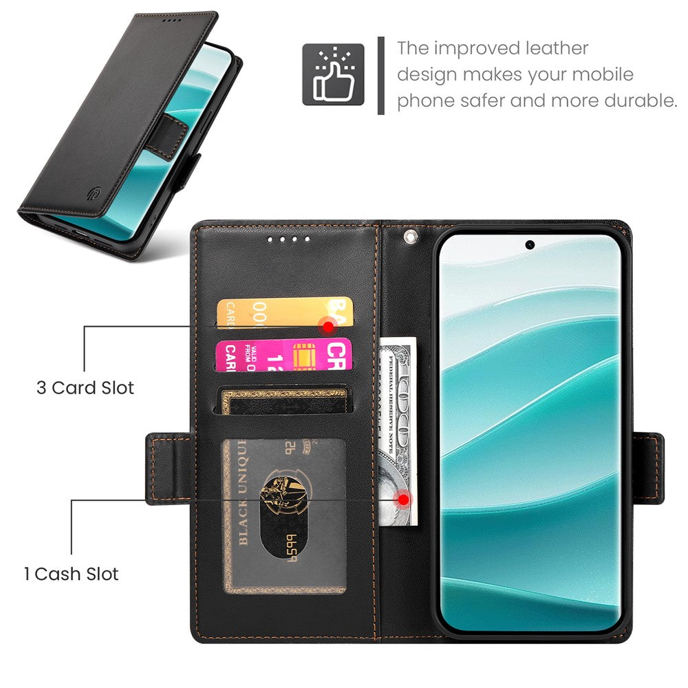 DF-010 For Xiaomi Redmi Note 14 Pro 5G / Poco X7 5G Stand Case PU Leather Wallet Phone Cover