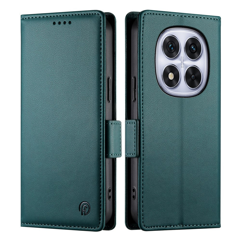 DF-010 For Xiaomi Redmi Note 14 Pro 5G / Poco X7 5G Stand Case PU Leather Wallet Phone Cover