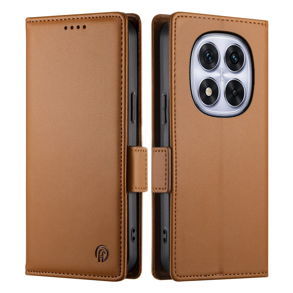 DF-010 For Xiaomi Redmi Note 14 Pro 5G / Poco X7 5G Stand Case PU Leather Wallet Phone Cover