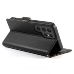 DF-010 For Samsung Galaxy S25 Ultra Stand Case PU Leather Wallet Phone Cover