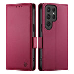 DF-010 For Samsung Galaxy S25 Ultra Stand Case PU Leather Wallet Phone Cover
