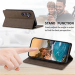 DF-05 For Samsung Galaxy S25 Wallet Case RFID Blocking PU Leather Phone Cover