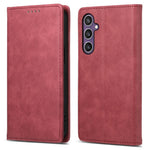 DF-05 For Samsung Galaxy S25 Wallet Case RFID Blocking PU Leather Phone Cover