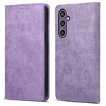 DF-05 For Samsung Galaxy S25 Wallet Case RFID Blocking PU Leather Phone Cover