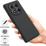 For Xiaomi Redmi Note 14 Pro 5G / Poco X7 5G Case Liquid Silicone Anti-Scratch Phone Cover with Hand Strap