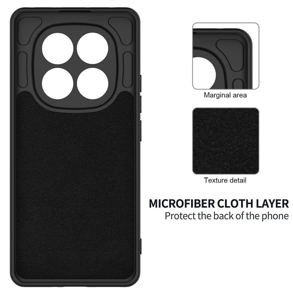 For Xiaomi Redmi Note 14 Pro 5G / Poco X7 5G Case Liquid Silicone Anti-Scratch Phone Cover with Hand Strap