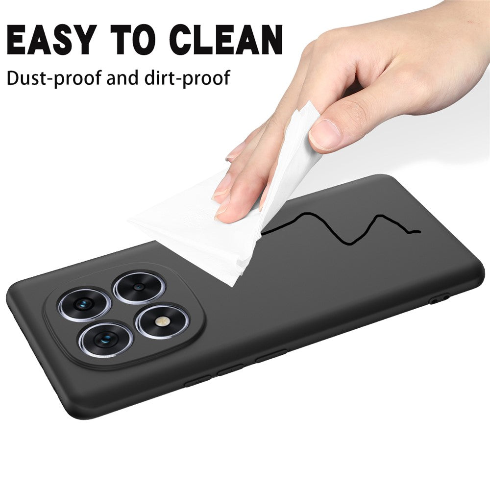 For Xiaomi Redmi Note 14 Pro 5G / Poco X7 5G Case Liquid Silicone Anti-Scratch Phone Cover with Hand Strap