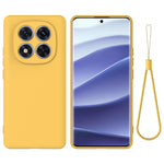 For Xiaomi Redmi Note 14 Pro 5G / Poco X7 5G Case Liquid Silicone Anti-Scratch Phone Cover with Hand Strap