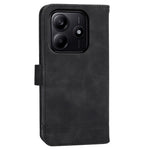 DIERFENG DF-03 For Xiaomi Redmi Note 14 5G Leather Case Lines Imprint Wallet Phone Cover