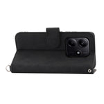 For Xiaomi Redmi Note 14 5G Case Flower Pattern PU Leather Wallet Phone Cover with Strap