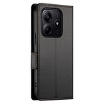 DF-010 For Xiaomi Redmi Note 14 5G Stand Case PU Leather Wallet Phone Cover