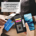 DF-010 For Xiaomi Redmi Note 14 5G Stand Case PU Leather Wallet Phone Cover