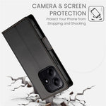 DF-010 For Xiaomi Redmi Note 14 5G Stand Case PU Leather Wallet Phone Cover