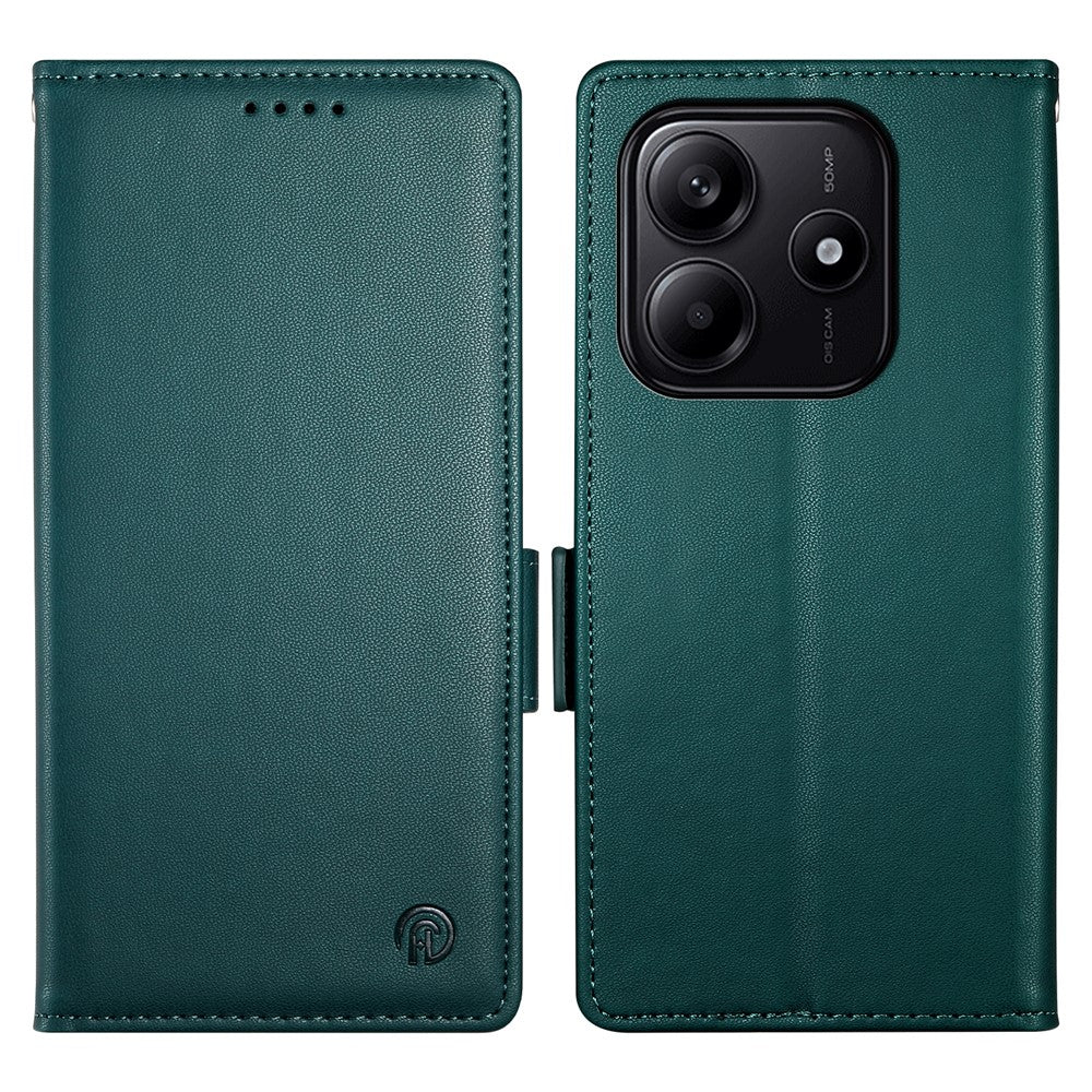DF-010 For Xiaomi Redmi Note 14 5G Stand Case PU Leather Wallet Phone Cover