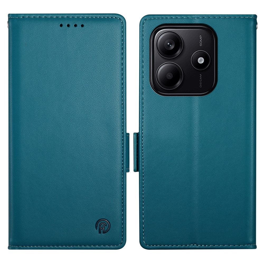 DF-010 For Xiaomi Redmi Note 14 5G Stand Case PU Leather Wallet Phone Cover