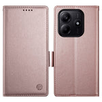 DF-010 For Xiaomi Redmi Note 14 5G Stand Case PU Leather Wallet Phone Cover