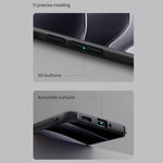 NILLKIN Frosted Shield Pro For Xiaomi Redmi Note 14 Pro 5G / Poco X7 5G Case Matte PC+TPU Phone Cover