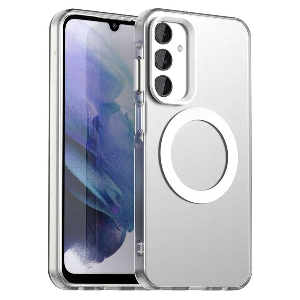 For Samsung Galaxy A25 5G (Global) (161mm) Magnetic Case PC+TPU+PET Anti-Drop Phone Cover