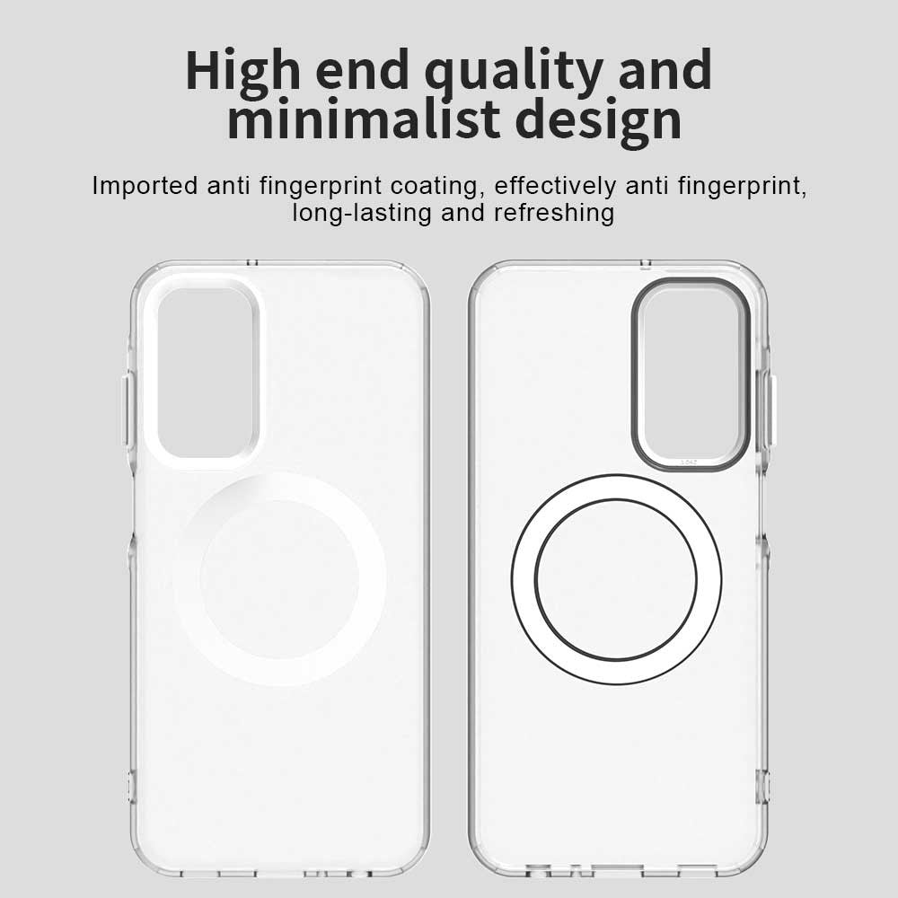 For Samsung Galaxy A25 5G (Global) (161mm) Magnetic Case PC+TPU+PET Anti-Drop Phone Cover