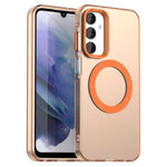 For Samsung Galaxy A25 5G (Global) (161mm) Magnetic Case PC+TPU+PET Anti-Drop Phone Cover