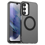 For Samsung Galaxy A25 5G (Global) (161mm) Magnetic Case PC+TPU+PET Anti-Drop Phone Cover