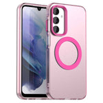 For Samsung Galaxy A25 5G (Global) (161mm) Magnetic Case PC+TPU+PET Anti-Drop Phone Cover
