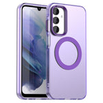 For Samsung Galaxy A25 5G (Global) (161mm) Magnetic Case PC+TPU+PET Anti-Drop Phone Cover