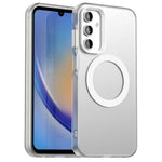 Til Samsung Galaxy A15 4G / 5G Magnetisk Etui PC+TPU+PET Anti-Fald Telefoncover