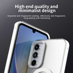Til Samsung Galaxy A15 4G / 5G Magnetisk Etui PC+TPU+PET Anti-Fald Telefoncover