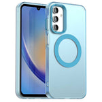 Til Samsung Galaxy A15 4G / 5G Magnetisk Etui PC+TPU+PET Anti-Fald Telefoncover