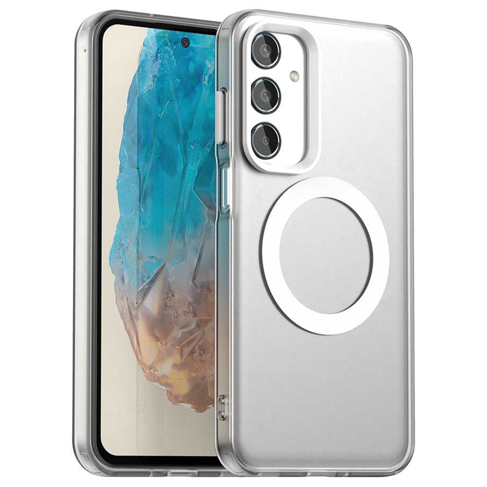 Til Samsung Galaxy M35 5G Cover Magnetisk Cover PC+TPU+PET Anti-Drop Telefoncover