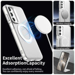 Til Samsung Galaxy M35 5G Cover Magnetisk Cover PC+TPU+PET Anti-Drop Telefoncover