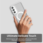 Til Samsung Galaxy M35 5G Cover Magnetisk Cover PC+TPU+PET Anti-Drop Telefoncover