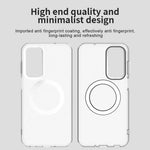 Til Samsung Galaxy M35 5G Cover Magnetisk Cover PC+TPU+PET Anti-Drop Telefoncover