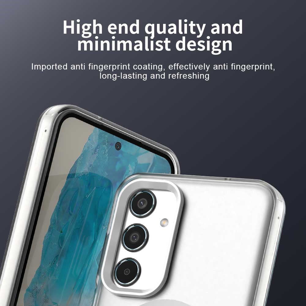 Til Samsung Galaxy M35 5G Cover Magnetisk Cover PC+TPU+PET Anti-Drop Telefoncover