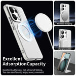 Magnetiskt skal för Xiaomi Redmi Note 13 4G PC+TPU+PET fallskyddande mobilskal