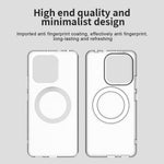 For Xiaomi Redmi Note 13 4G Magnetic Case PC+TPU+PET Anti-Drop Phone Cover
