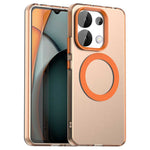 For Xiaomi Redmi Note 13 4G Magnetic Case PC+TPU+PET Anti-Drop Phone Cover