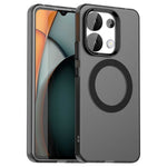 For Xiaomi Redmi Note 13 4G Magnetic Case PC+TPU+PET Anti-Drop Phone Cover