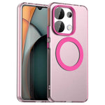 For Xiaomi Redmi Note 13 4G Magnetic Case PC+TPU+PET Anti-Drop Phone Cover